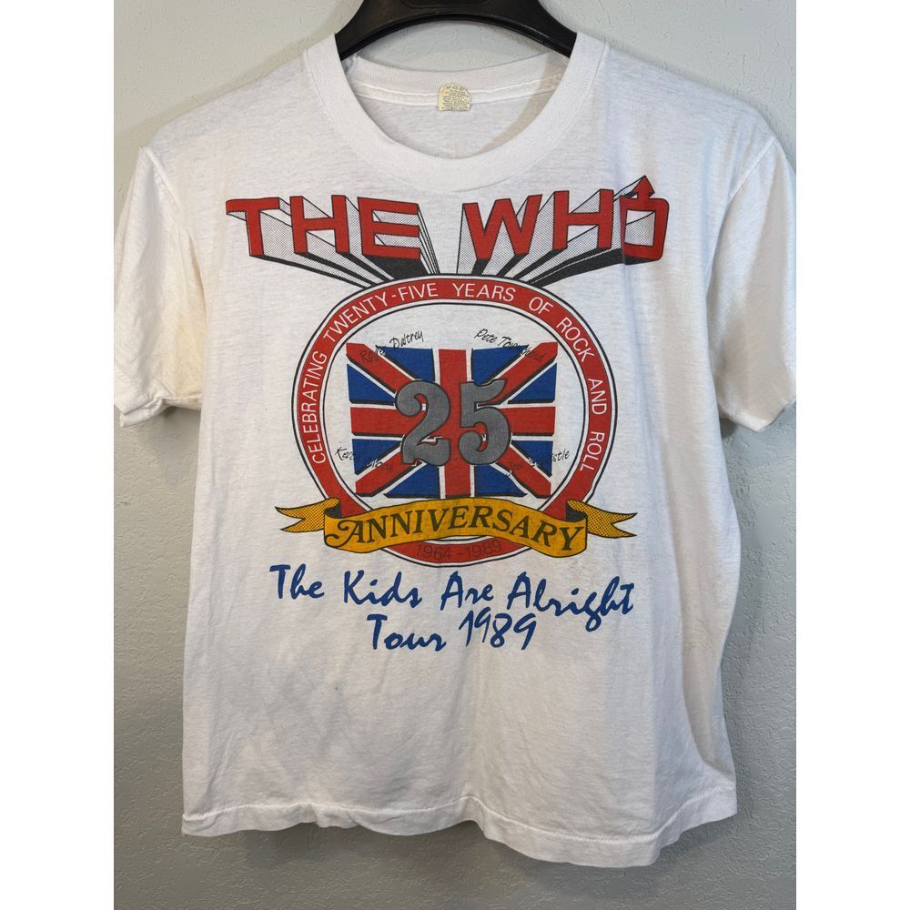 the Who 25th Anniversary Tour tshirt The kids are alright‎ small